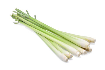 Lemongrass isolated on white background