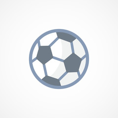 Obraz premium Football soccer ball icon sign