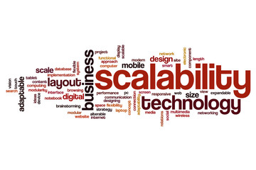 Scalability word cloud