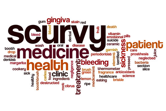 Scurvy Word Cloud