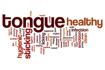 Tongue word cloud