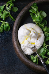 Italian cheese burrata