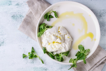 Italian cheese burrata