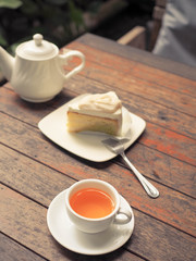 cup of tea in relax time