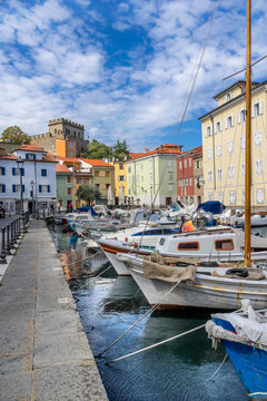 The Italian town of Muggia on the Adriatic coast