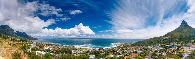 Panoramisch landschap van Kaapstad