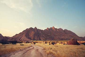 Fototapeta na wymiar Mountains in Namibia