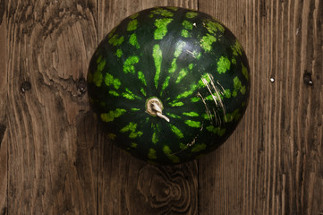 watermelon on the table