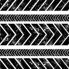 Arrows seamless pattern backgroudn with clipped spots  - 122255306