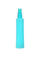tubular bottle template on white background
