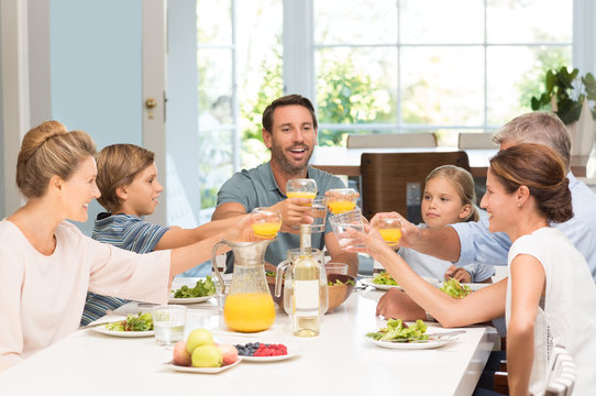 Generation Family Toasting