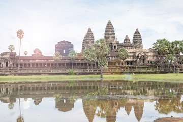 Obraz premium Ancient stone ruins of Angkor Wat, Phanom Rung