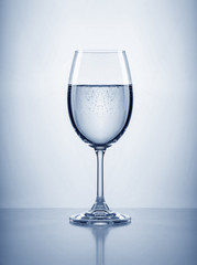 Glass of water.