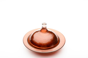 Fototapeta premium handmade glass sugar bowl