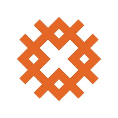 Obraz premium Abstract circle square logo design