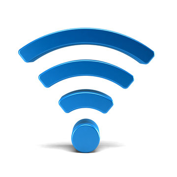 Wireless wifi 3D render isolated