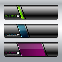 Business Banners Background Design, vector illustration