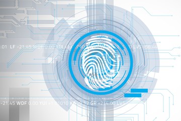 fingerprint identification graphic