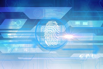 fingerprint identification graphic