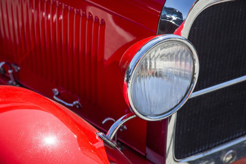 1929 Ford Phaeton Classic Antique Car Headlight in Color 3507.02