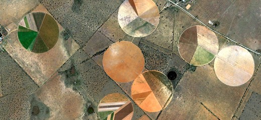 tribute to Miró,nature imitating art,abstract landscapes of deserts of Africa,Abstract Naturalism,abstract photography deserts of Africa from the air,abstract surrealism, forms of human work in desert © munimara