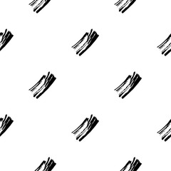 Hand drawn brush ink grunge black and white seamless textures. Vector illustration for your design