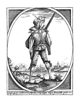 Soldier portrait late XVI century