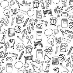 back to school set supplies icon vector illustration design