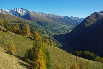 The Mölltal from the Grossglockner High Alpine Road