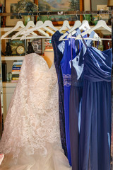 Objects: Wedding - Dresses hanging