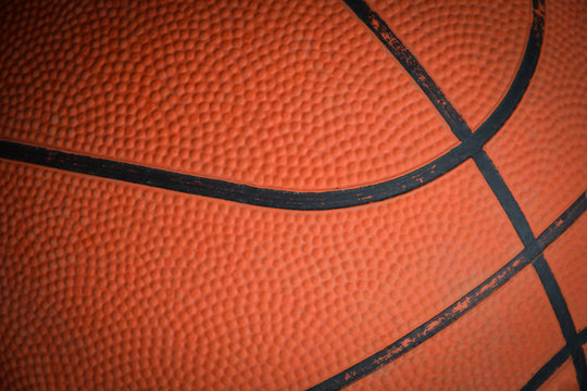 Striped background basketball