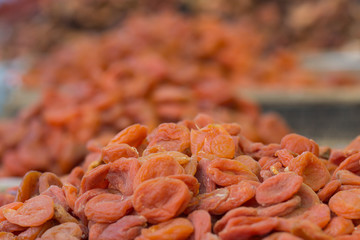 Dried apricots.