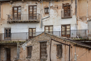 Fototapeta na wymiar Old facades