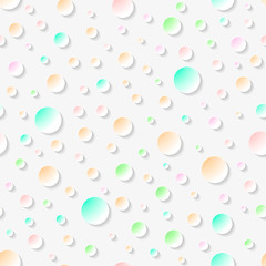 Abstract geometric 3D seamless pattern