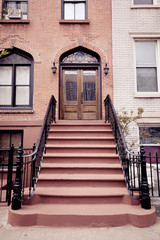 Brownstone Entrance with Gate