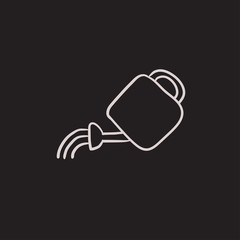 Watering can sketch icon.