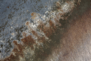 Iron surface rust