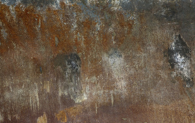 Iron surface rust