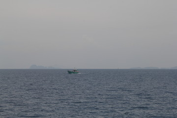 Naklejka premium Boat in Thailand