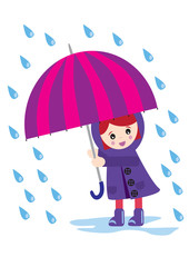 Şemsiyeli Kız