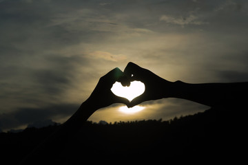 Silhouette Heart