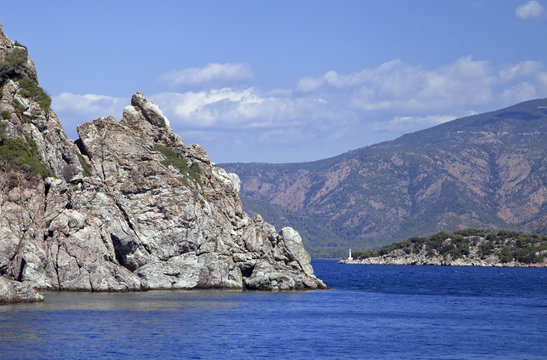 Fototapeta Cliffs in the sea