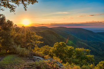 Sunrise in the Blue Ridge