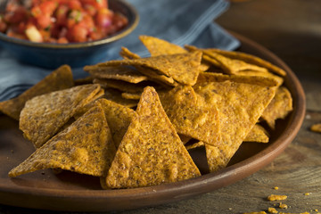 Homemade Pumpkin Tortilla Chips