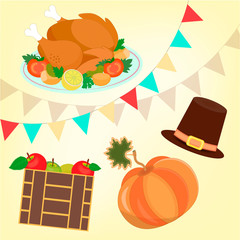 The celebration of Thanksgiving Day
