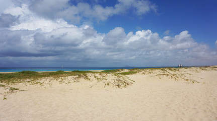 Fototapeta na wymiar beach of santa maria