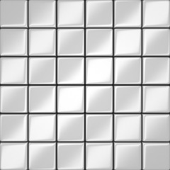 white glossy tile wall background