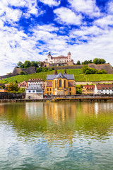 Wurzburg - beaurtiful medieval town in Germany, Northen Bavaria