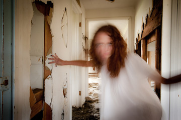 Ghostly woman