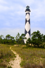 Pathway to Cape Lookout Lighthouse, North Carolina